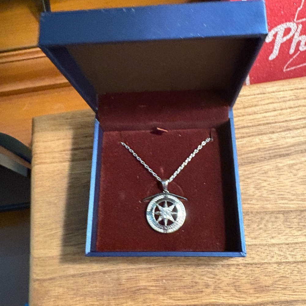 Nautical sterling silver necklace